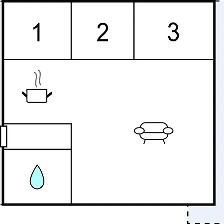 Дом отдыха Stunning In Sydals With Kitchen